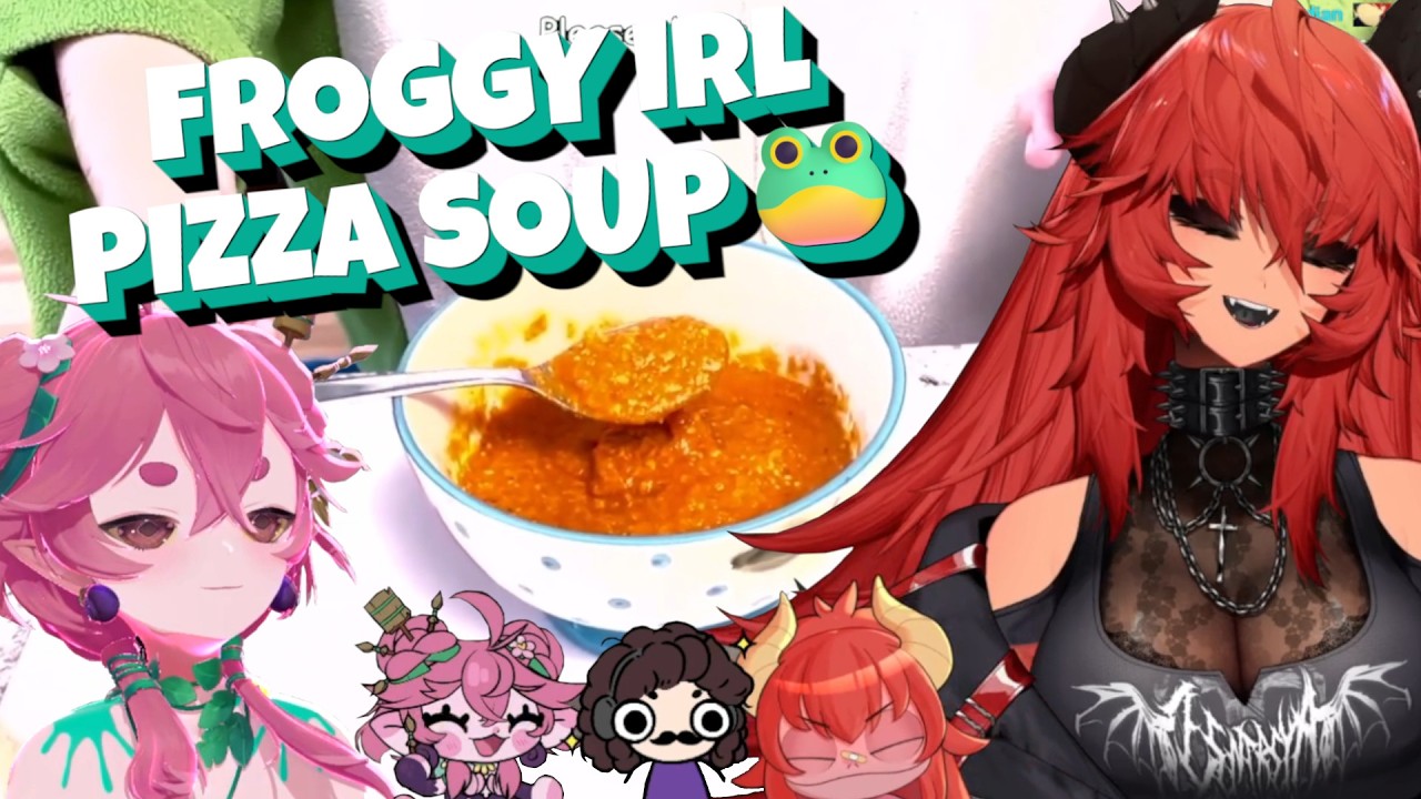 Froggy IRL PIZZA SOUP with Zentreya! 🍕🐸 (ft. Ruben)