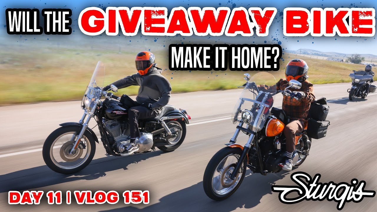 Will The Giveaway Dyna Make It Home? | Sturgis 2024, Day 11 - Vlog 151