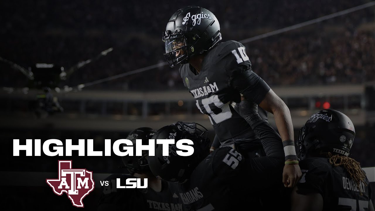 Highlights: A&M 38, LSU 23