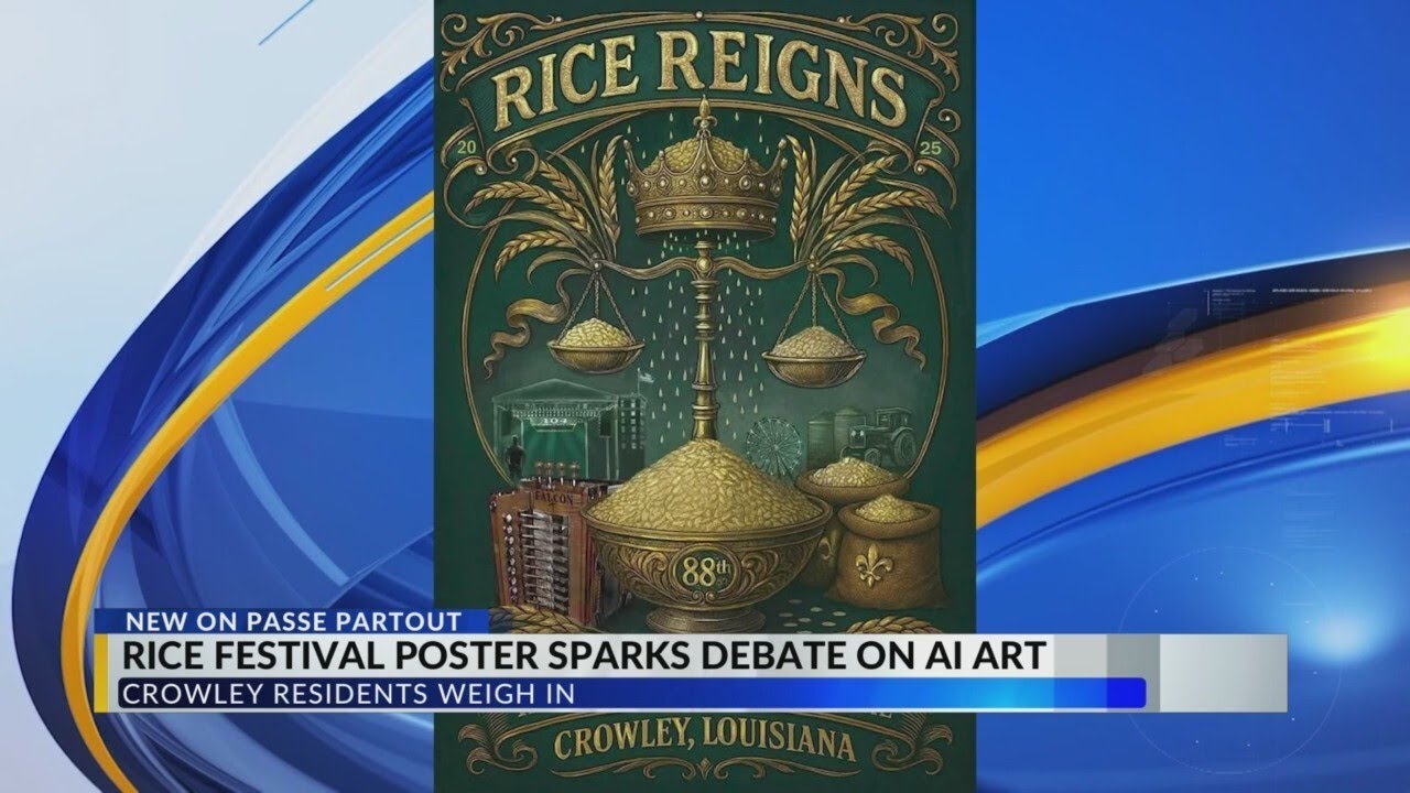 Rice Festival poster sparks debate