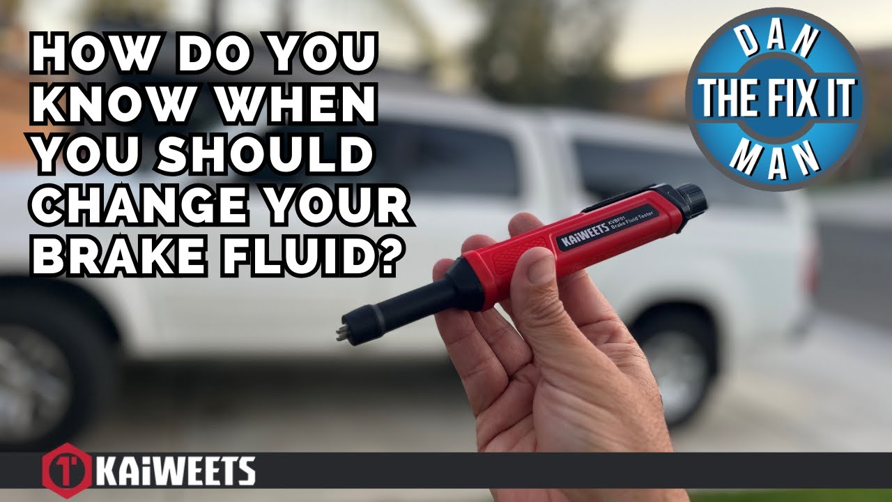 KAiWEETS Brake Fluid Tester Pen! - How To Know When It's Time To Change Your Brake Fluid.  EASY DIY!