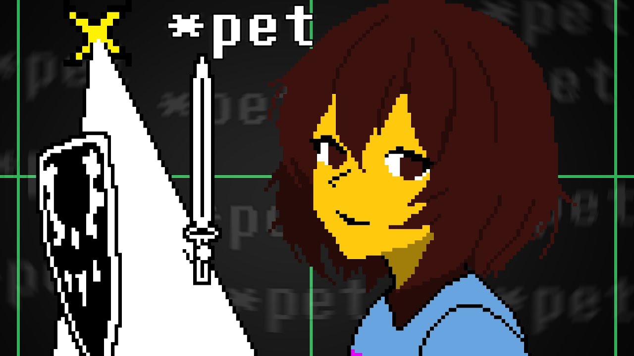Is the Lesser Dog VISIBLE Off Screen When Petted Too Much? [ Undertale ]