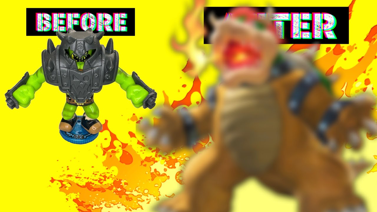 Custom Akedo Warrior Super Mario Movie Edition I Turn Battle Giant Tonk Into Bowser