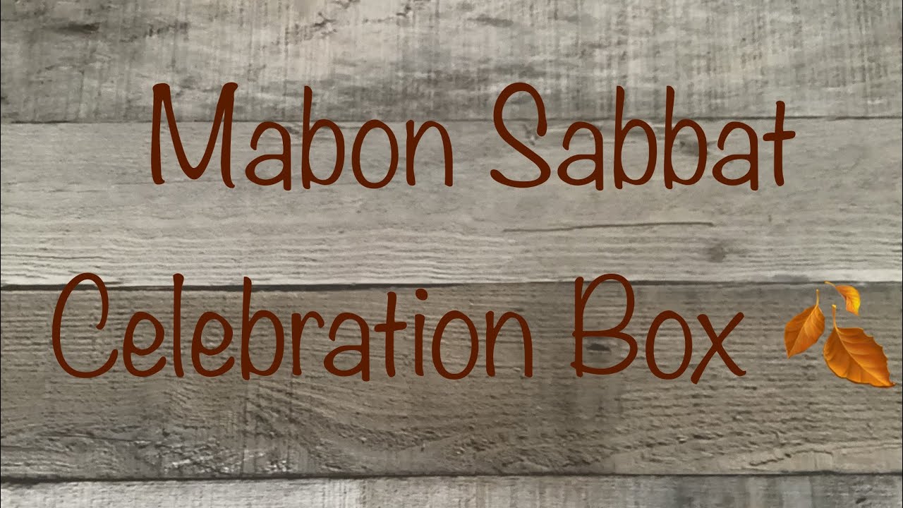 Mabon Sabbat Celebration Box @sonsofasgard7525 