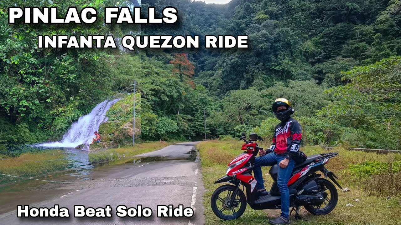 PINLAC FALLS | ROADTRIP SA INFANTA, QUEZON | Marilaque Solo Ride | Honda Beat