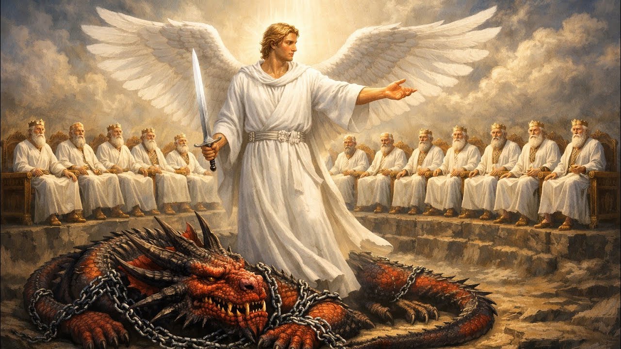 SPOUTÁNÍ SATANA A ZJEVENÍ BOŽÍCH SYNŮ Č.3.