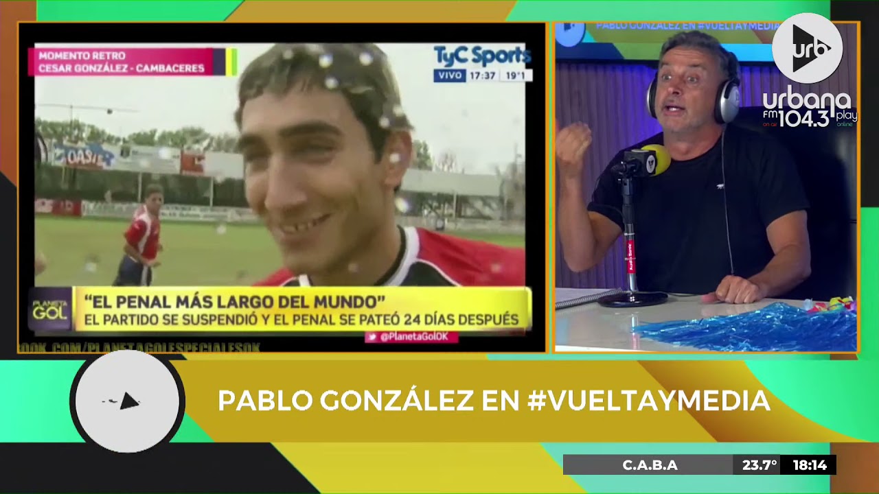 ¡Pablo González y un regalo muy especial para Seba en #VueltaYMedia!