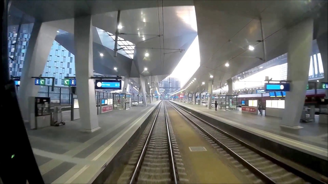 Wien Hauptbahnhof nach Marchegg Cab View
