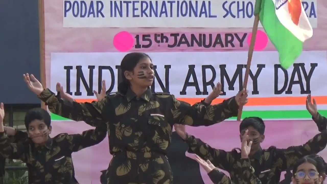 Indian Army Day Celebration @Podar International School, Satara