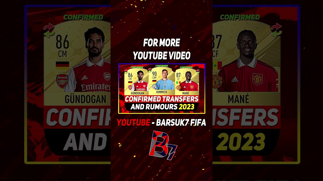 FIFA 23 ✸ NEW CONFIRMED TRANSFERS & RUMOURS! 💰😳 ft. Barella, Kon&eacute;, MAN&Eacute;...etc