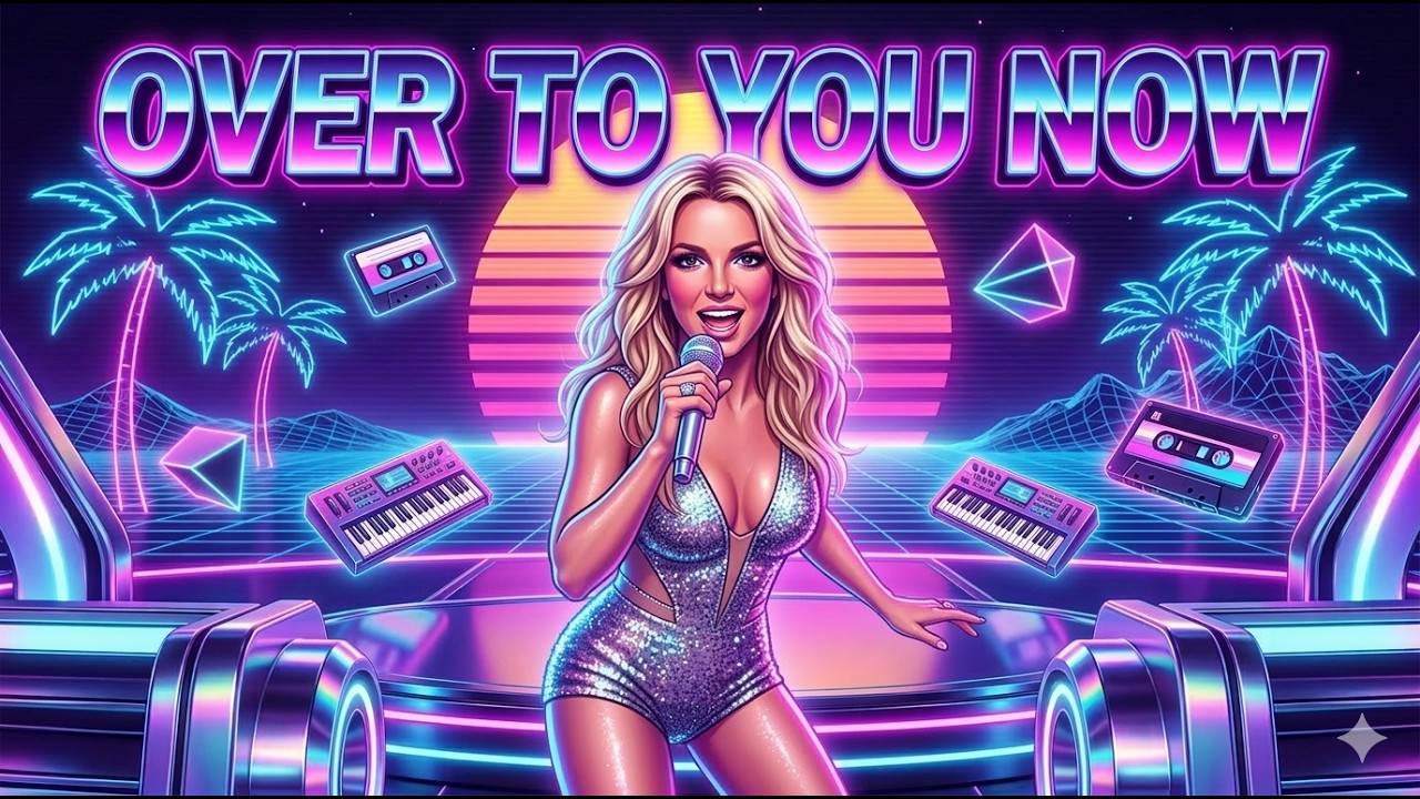Бритни Спирс - Over to You Now (Синтпоп-кавер 80-х) Мужская версия