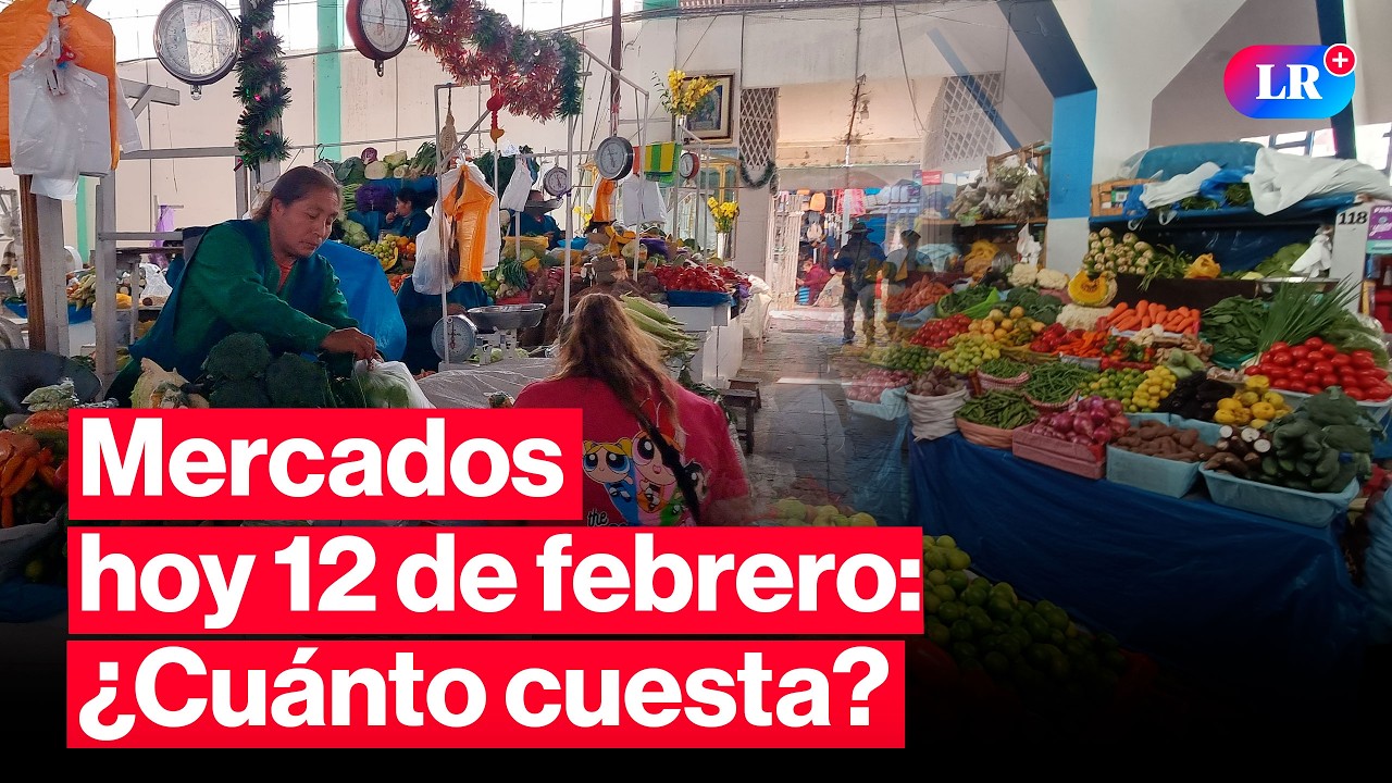 🔴¿CUÁNTO CUESTA? Precios en MERCADOS: pollo, papa y otros HOY 12 de febrero Perú | #EnVivoLR