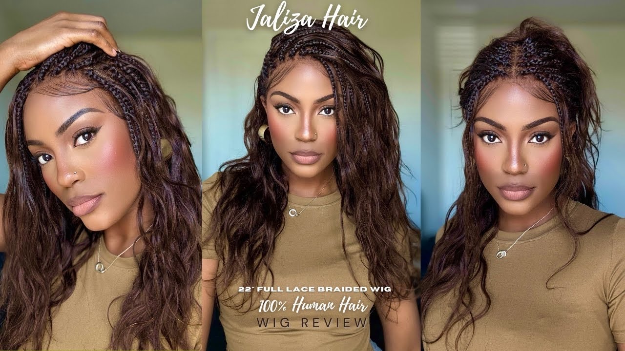 BRAIDS IN 10 MINS : The Most Realistic Bora Bora Braided Wig With 100% Human Hair || JALIZA HAIR