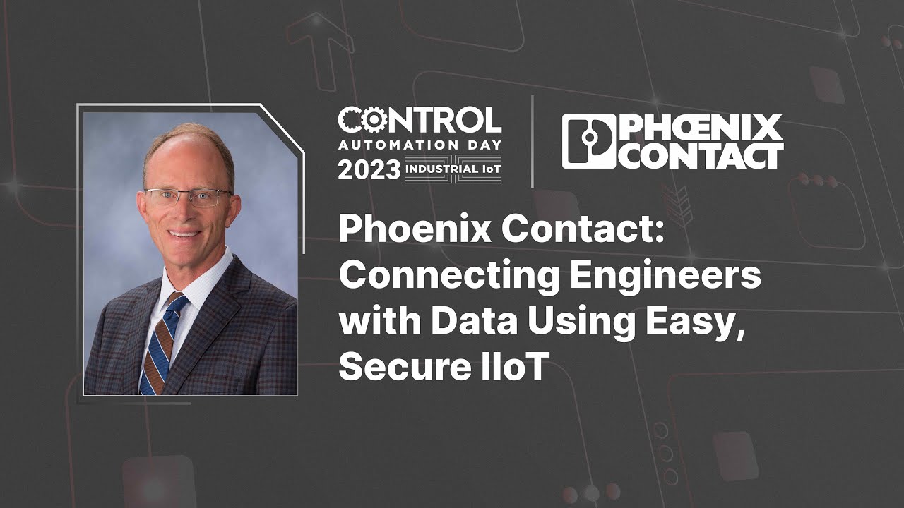 Phoenix Contact: Connecting Engineers with Data Using Easy, Secure IIoT