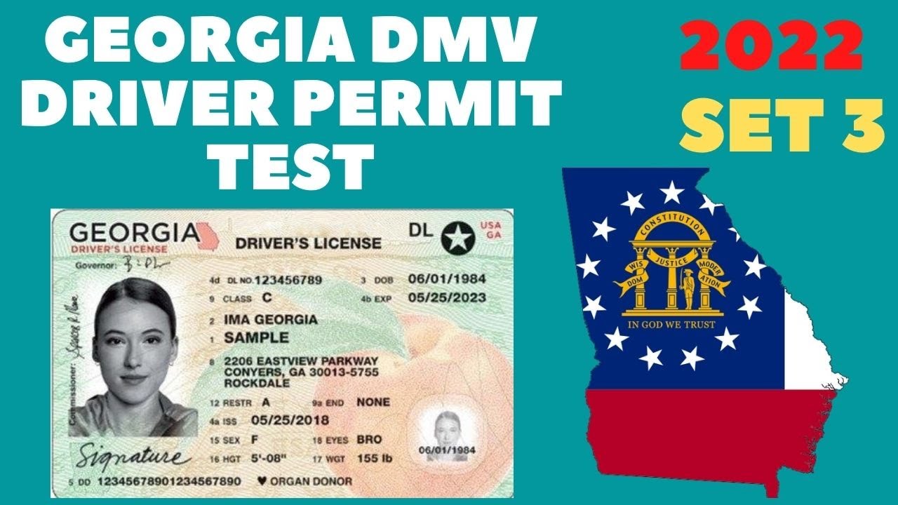 Georgia DMV written test 2022 for drivers permit for license. SET 3