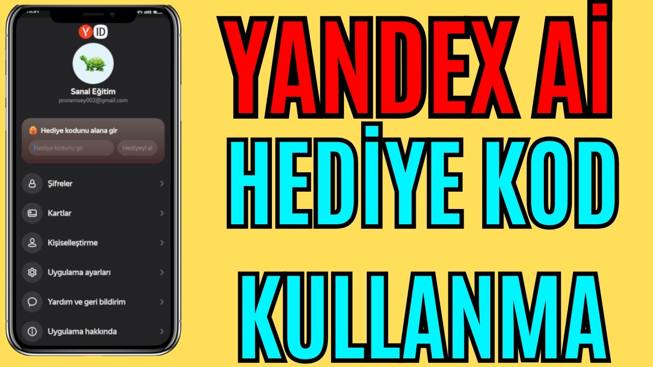 YANDEX Aİ HEDİYE KODU KULLANMA 2026