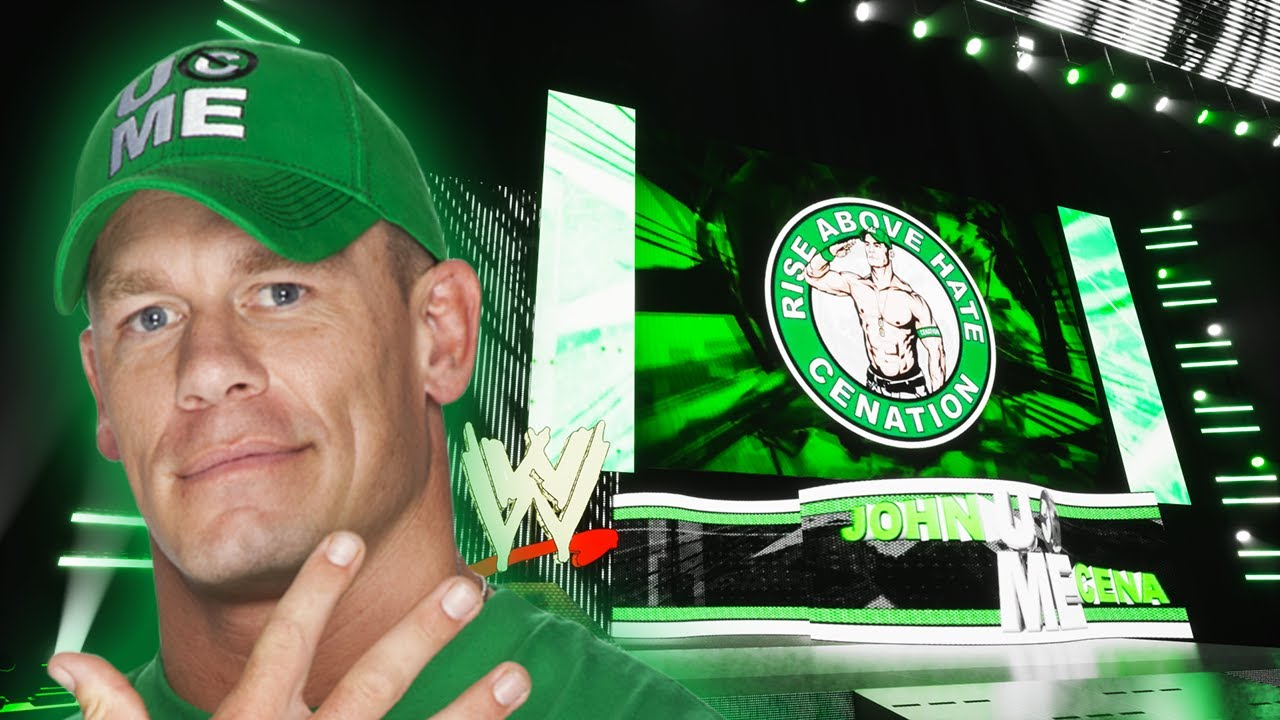 John Cena Entrance Stage Animation - Raw 2012