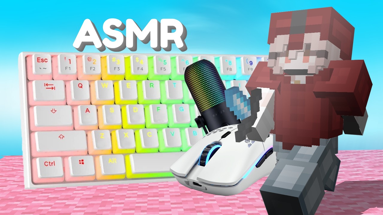 [9 minutes] BEDWARS ASMR Keyboard & Mouse Sounds | BEDWARS LUCKYVN