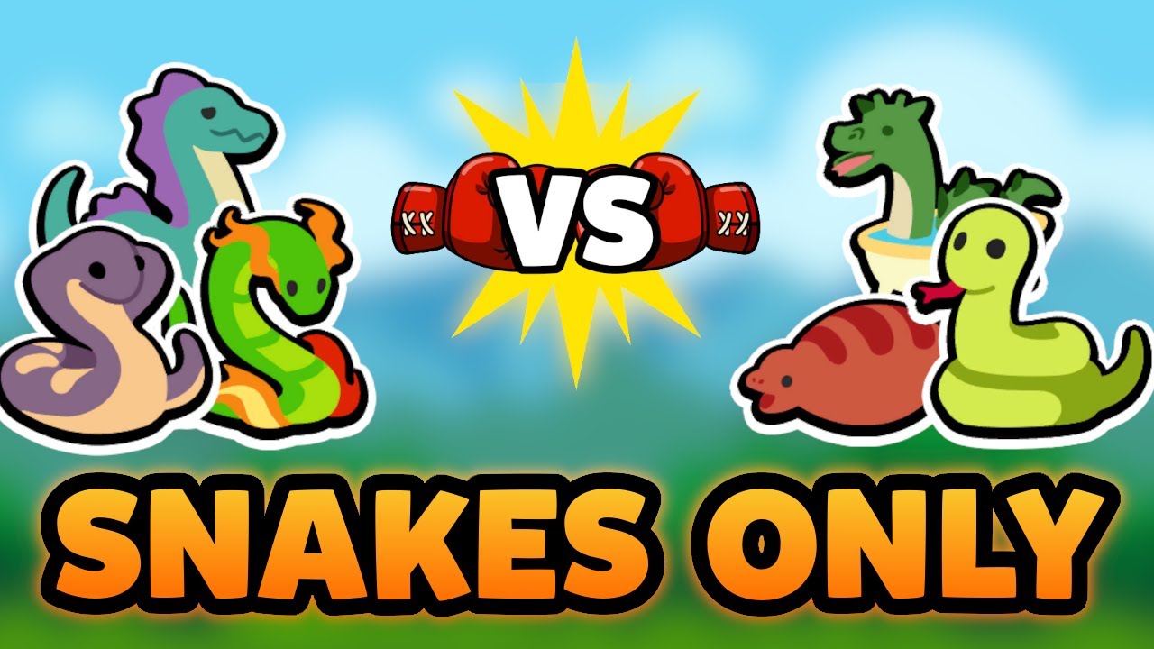 Super Auto Pets but we can only use SNAKES
