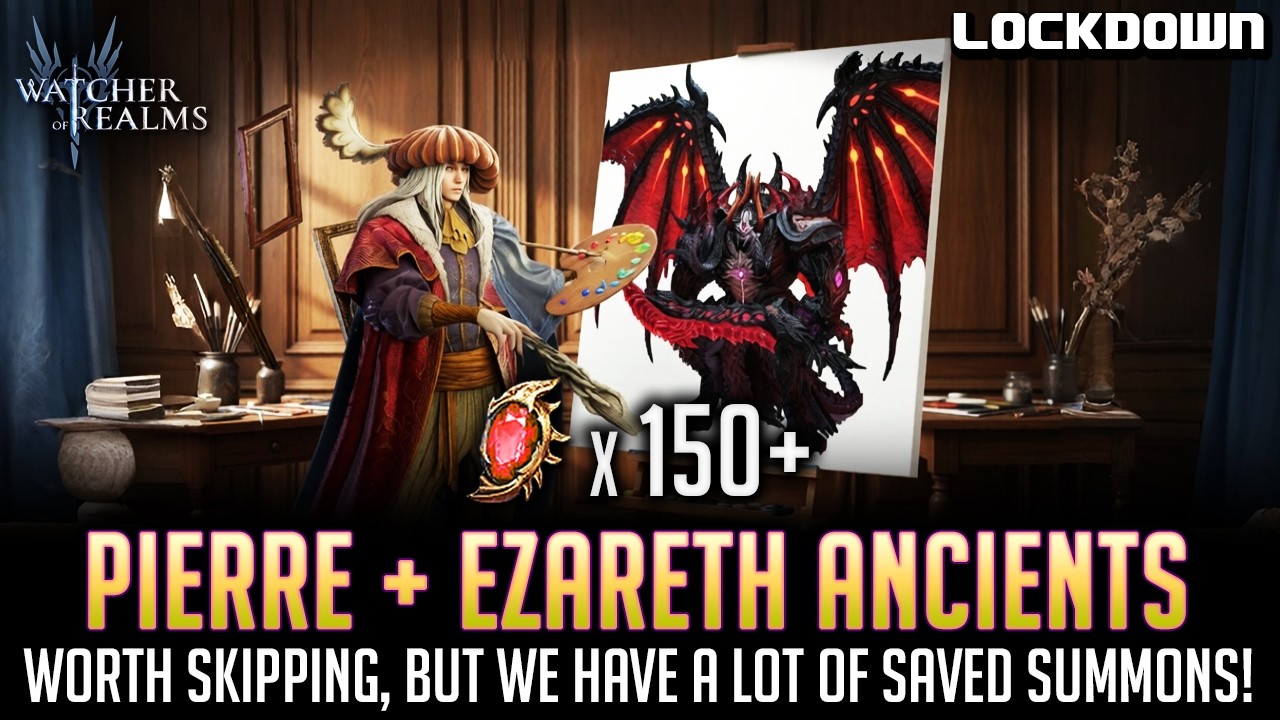 WOR: 150+ Ancients for Pierre & Ezareth! Watcher of Realms Pulls