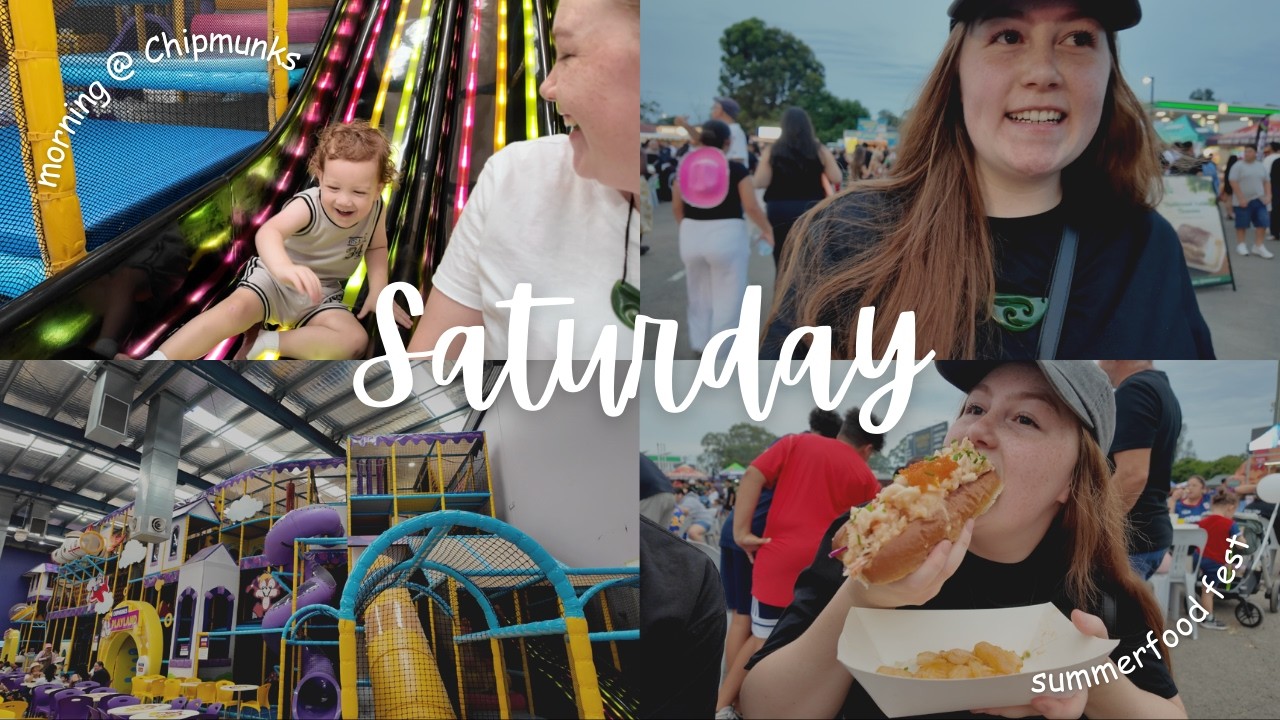 Saturday vlog | chipmunks, Kmart & summer food festival