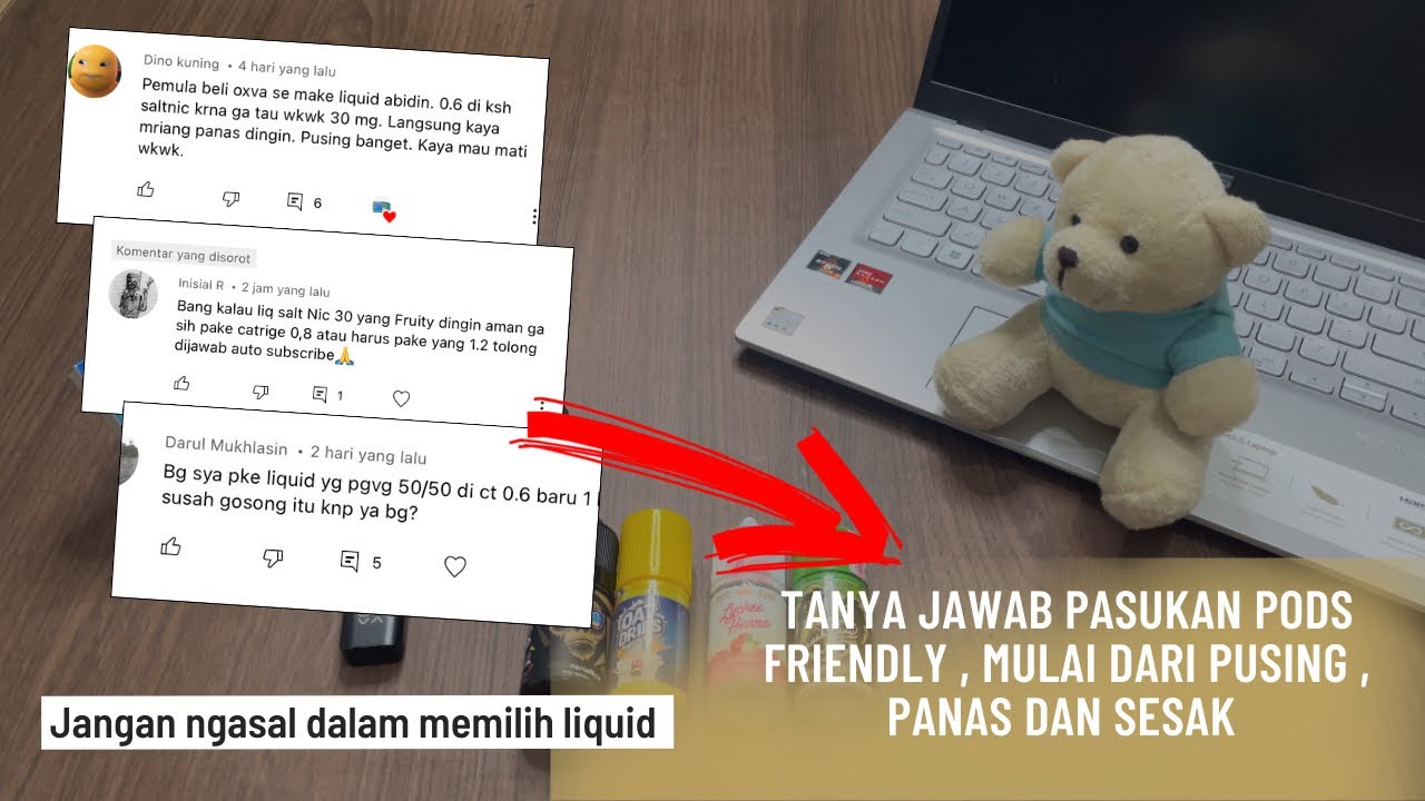 Kesalahan Pod friendly pemula | Tips Memilih Liquid Pod friendly #pod #vape #liquids #liquid