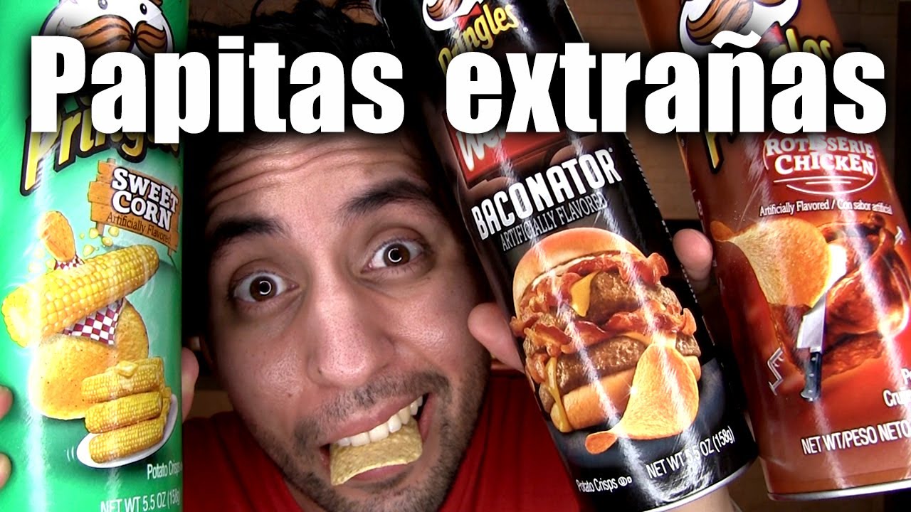 PROBANDO PAPITAS SABOR HAMBURGUESA, POLLITO ROSTIZADO, ELOTE Y M&Aacute;S...