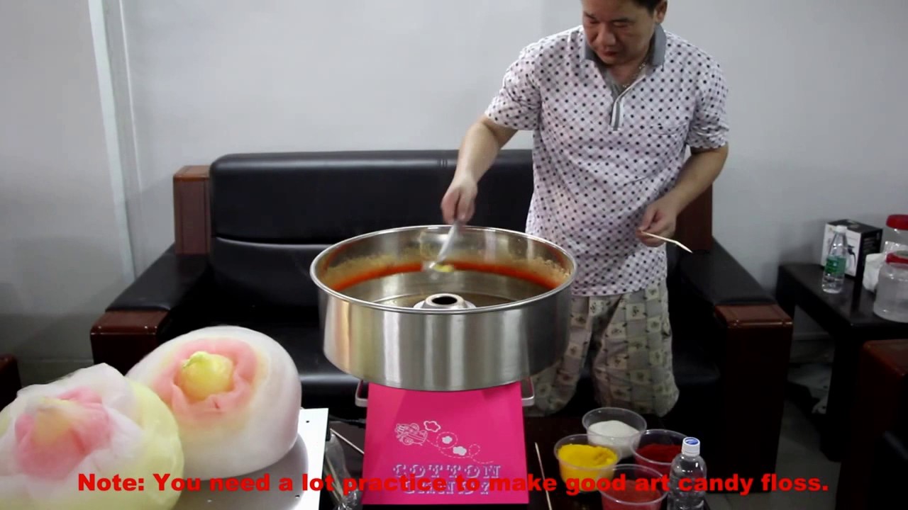 How to make flower cotton candy machine ON-CC1