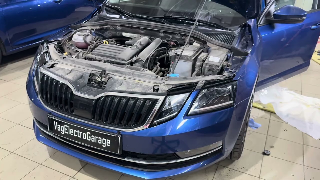 Установка оригинальных FULL LED фар на Skoda Octavia A7 FL 💡