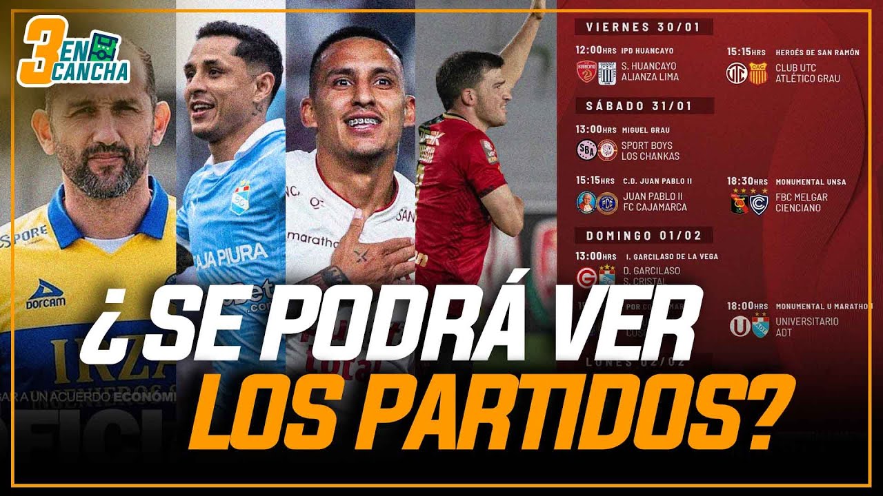 LIGA 1: ¿Qué pasará con los partidos de la primera fecha? | SEGMENTO #3ENCANCHA