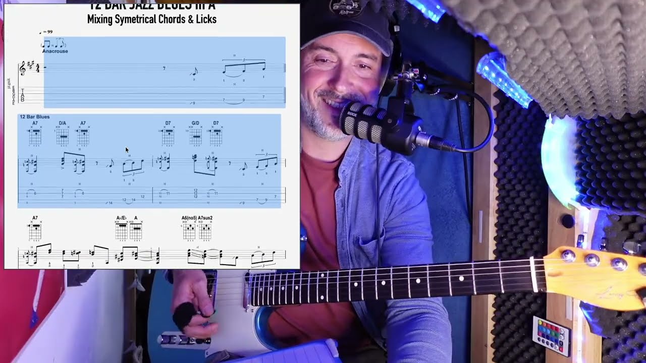 On se fait un BLUES ? (majeur, jazzy et avec motifs symétriques)
