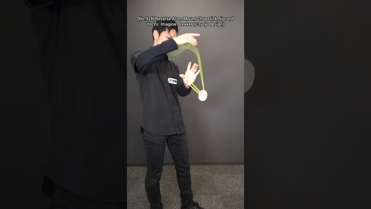 [Nr 928]🪀Dzisiejszy trik i samouczek z jojo: odwr&oacute;cony uchwyt na atomy z pałeczkami do chopstick&oacute;w #yoyo #yoyotricks