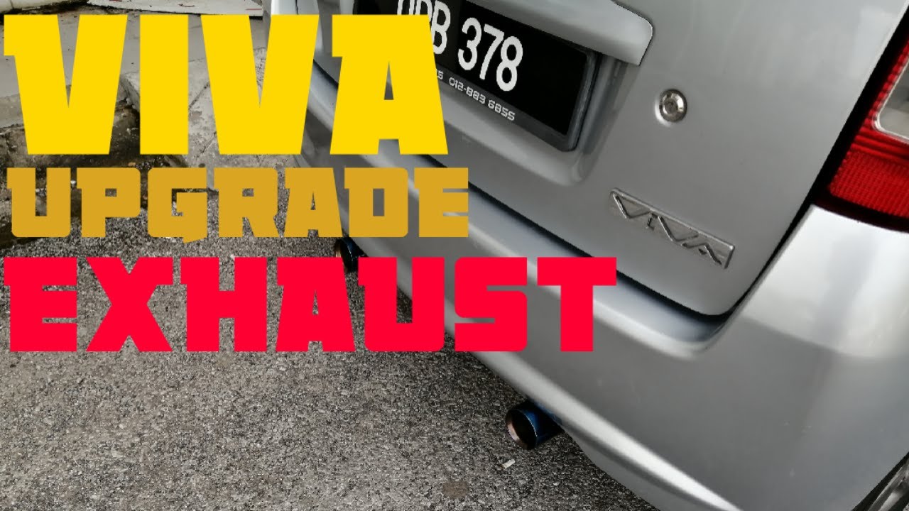 Saya Pasang Full Exhaust System Di Viva! Cute, Smooth & Tak Bising