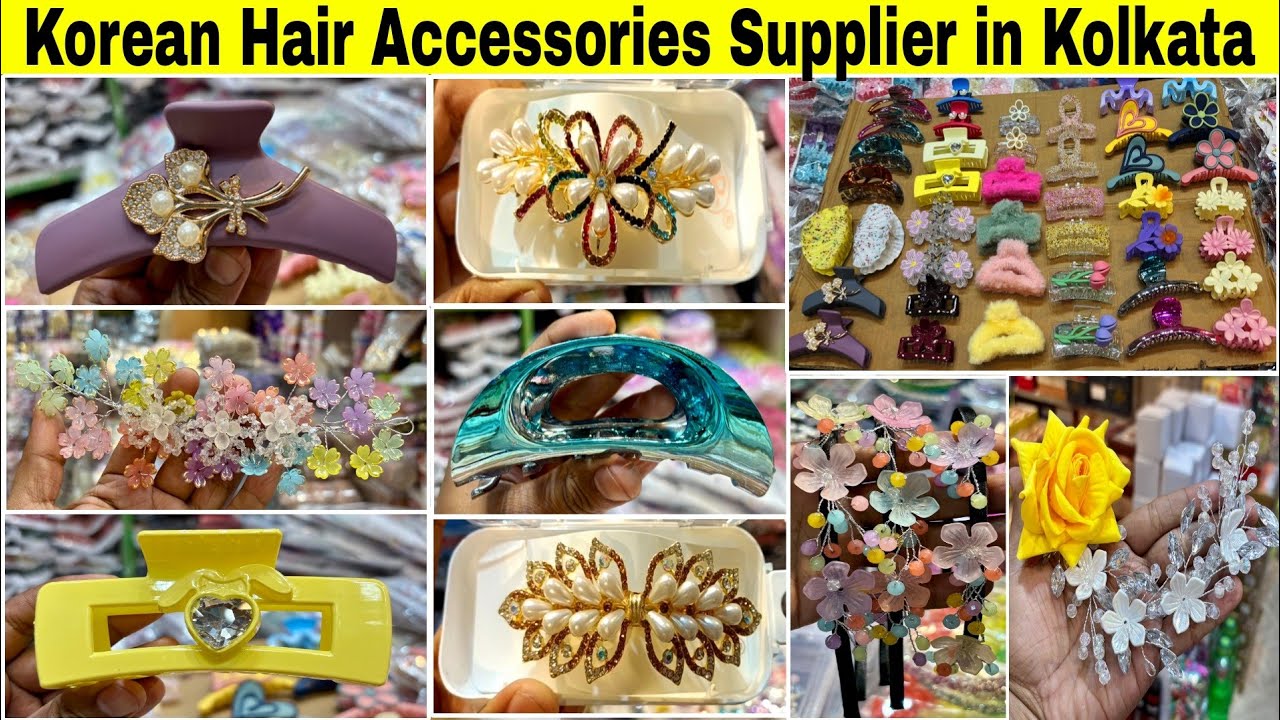 Korean Hair Accessories Supplier in Kolkata | Barabazar Hair Accessories Wholesale Market | Hairband