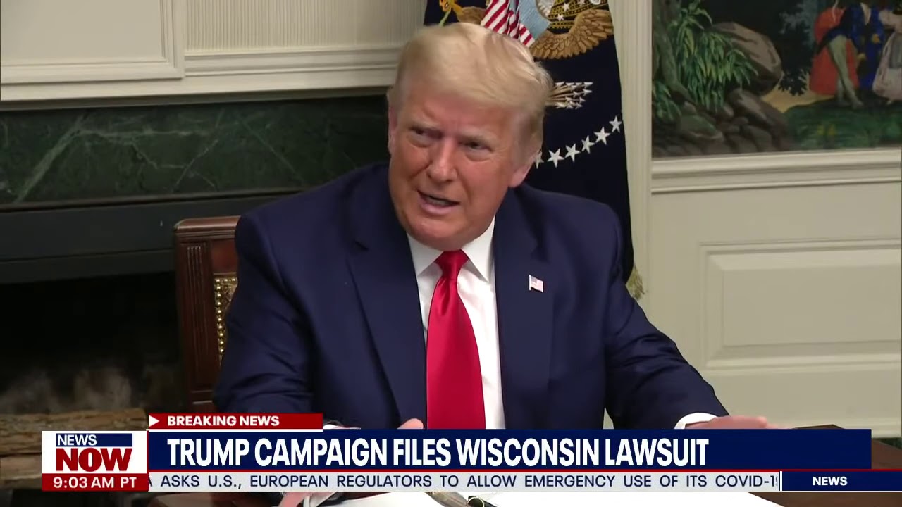 LAWSUIT TIME: President Trump Sues Wisconsin Over Election Fraud Claims | NewsNOW From FOX