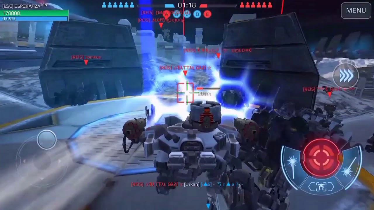 War Robots International League - [i▲C] ıŁŁumiϾorҏ vs [REIS] Son Osmanli