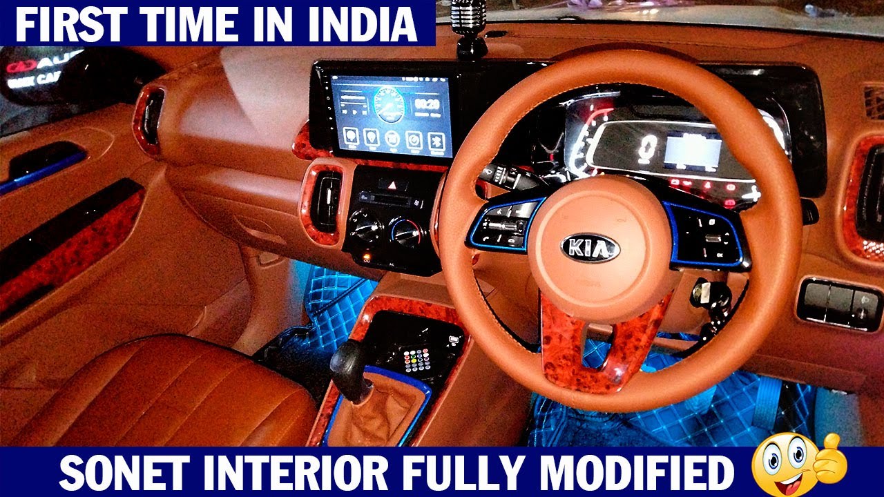 2021 KIA SONET HTE interior modified | kia sonet accessories | kia sonet 2021