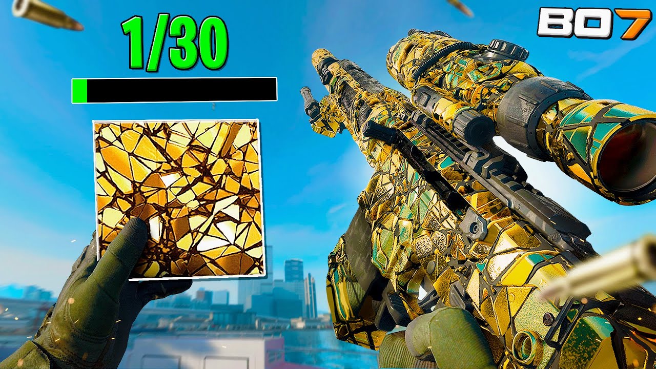 PEGUEI O PRIMEIRO GOLD do BRASIL no BLACK OPS 7 🥰✨ (e foi na sniper)