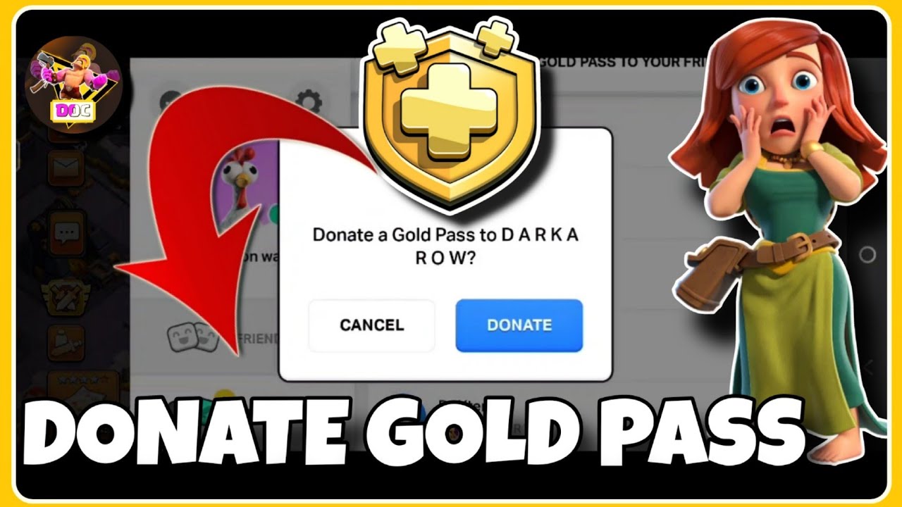 This is insane 🔥How to donate Gold Pass to anyone ✓2023 Guide | clash of clans @WARIORIANxLIVE