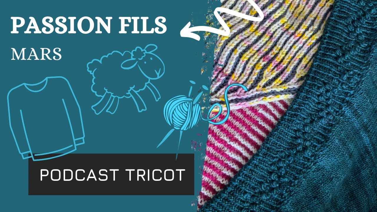 Passion fils 🍀 Mars 🍀 Illusion tricot et progression des ouvrages