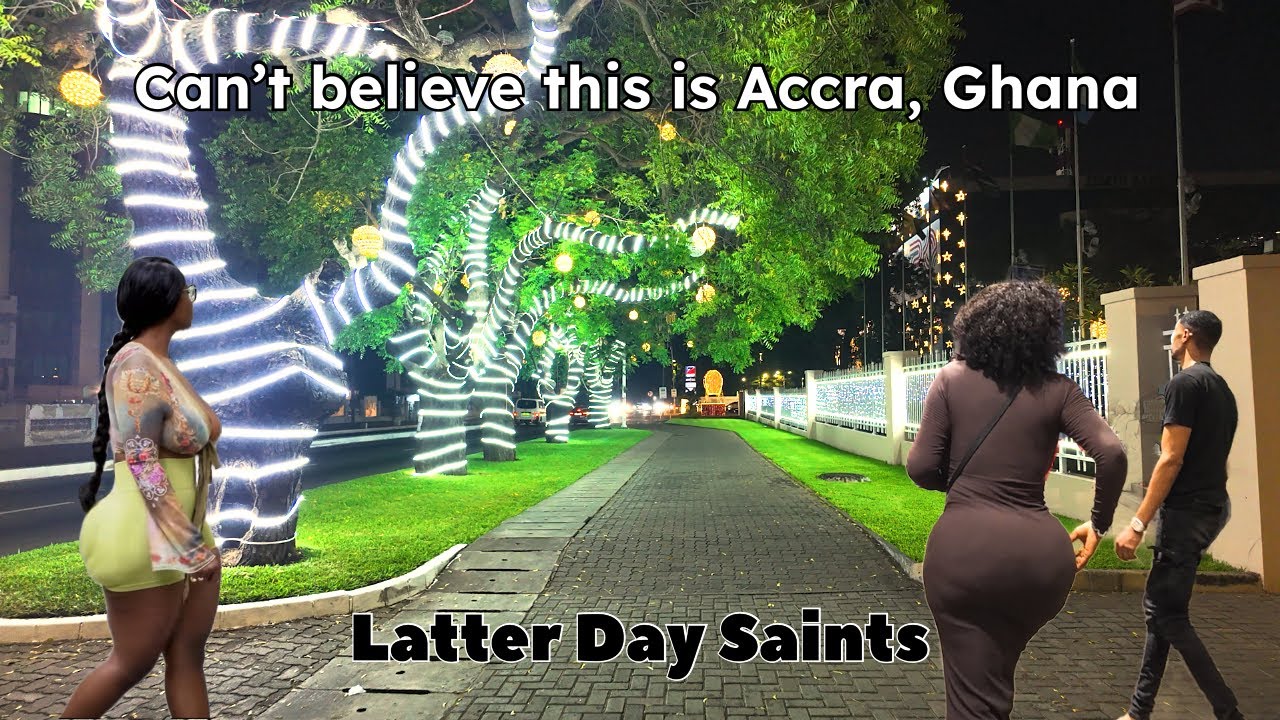 2025 CHRISTMAS DECORATION AT ACCRA BUNINESS DISTRICT | DETTY DECEMBER IN GHANA