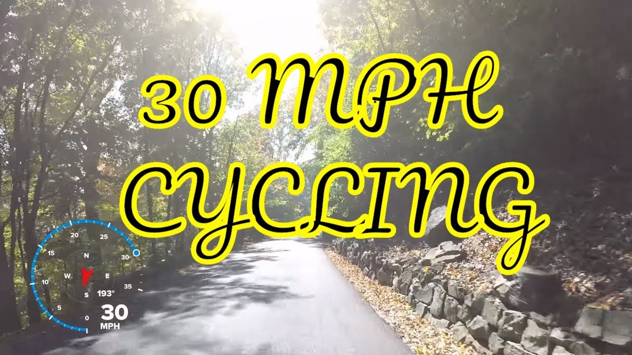 30MPH+ Cycling Alpine Approach Road to Henry Hudson Drive in New Jersey near Palisades Pkwy Exit 2