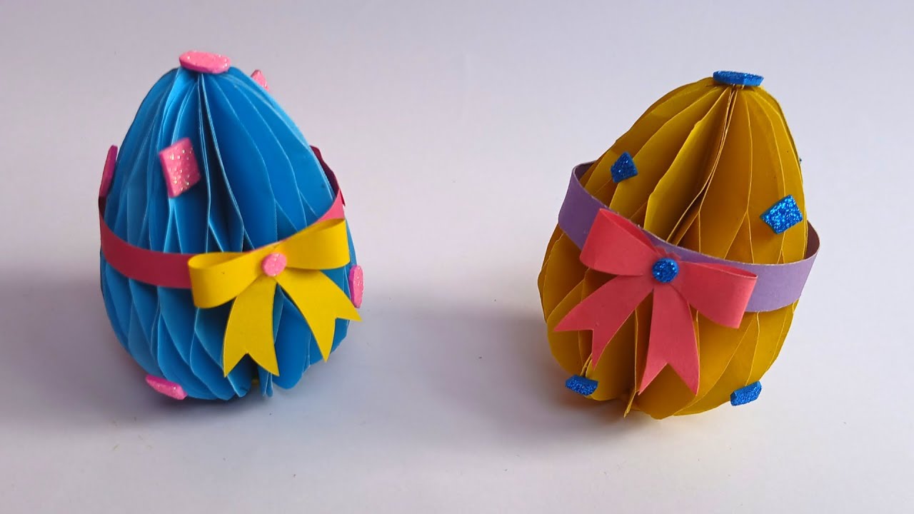 How to make paper easter eggs | Origami easter eggs | DIY Paper eggs | step by step paper egg making