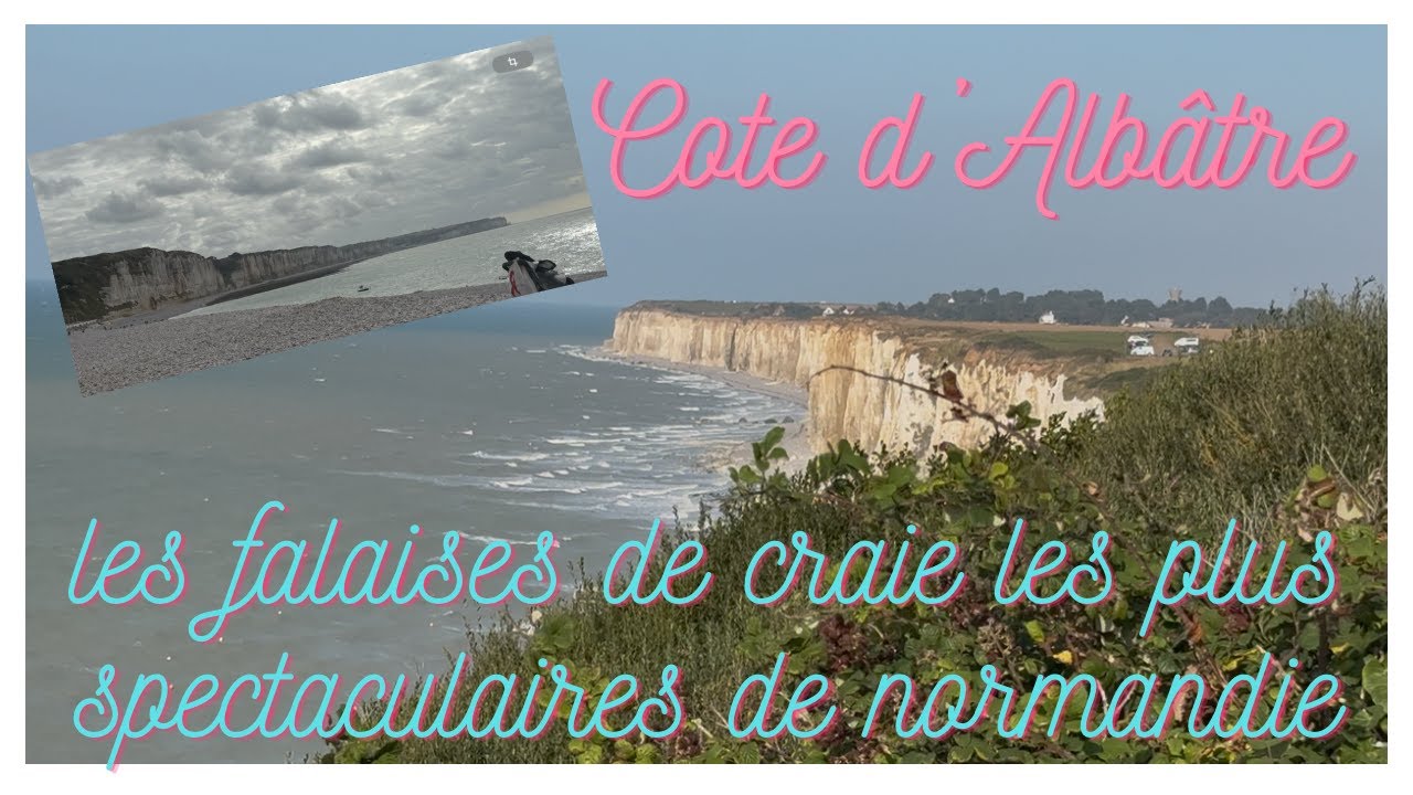Les falaises de craie les plus spectaculaires de Normandie. La Côte d'Albâtre