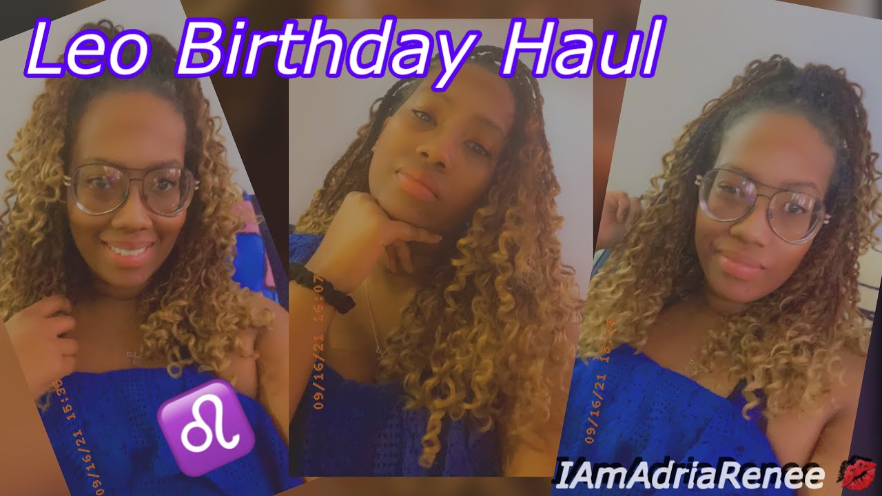 Birthday Haul | Unboxing + More | IAmAdriaRenee