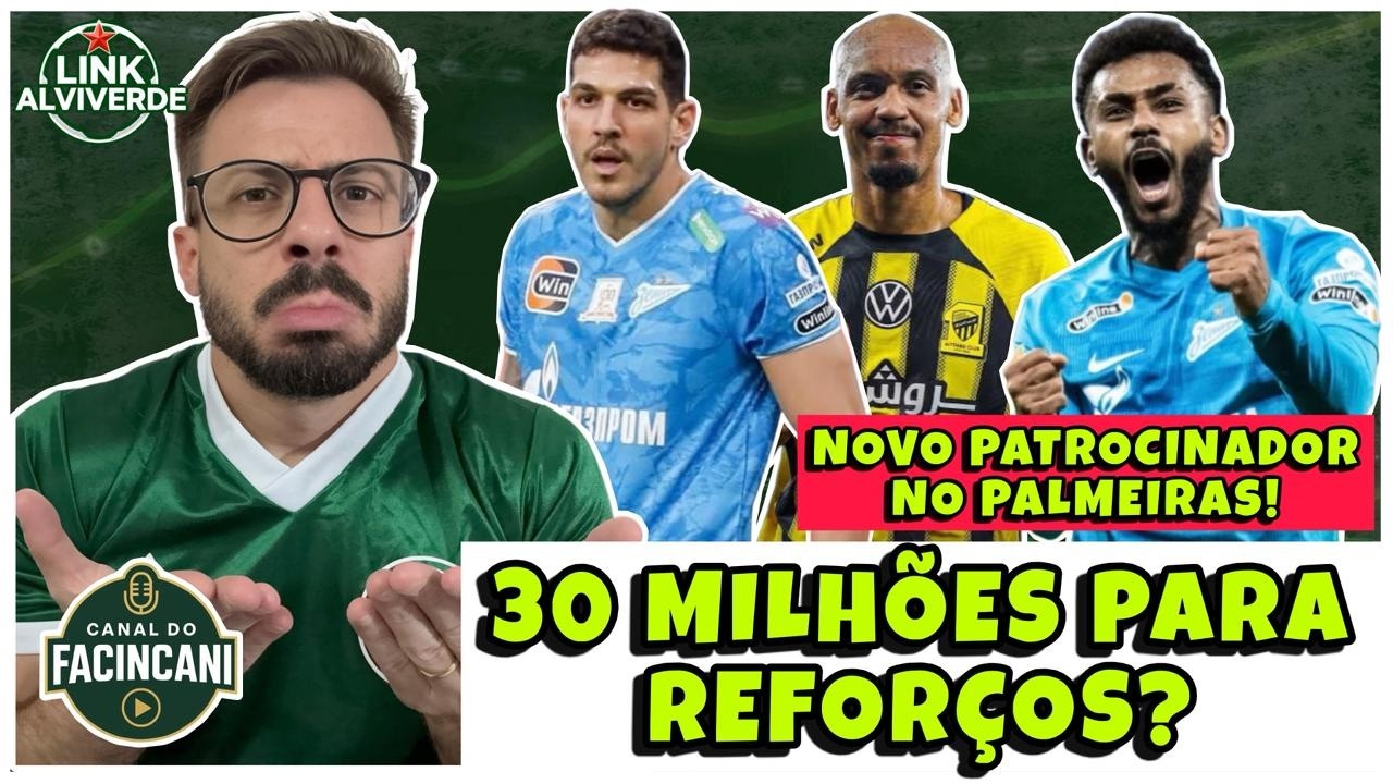AO VIVO: SEGUE O LÍDER E NOVO PATROCINADOR MILIONÁRIO NO PALMEIRAS! 🔥 LEILA PROMETE REFORÇOS!