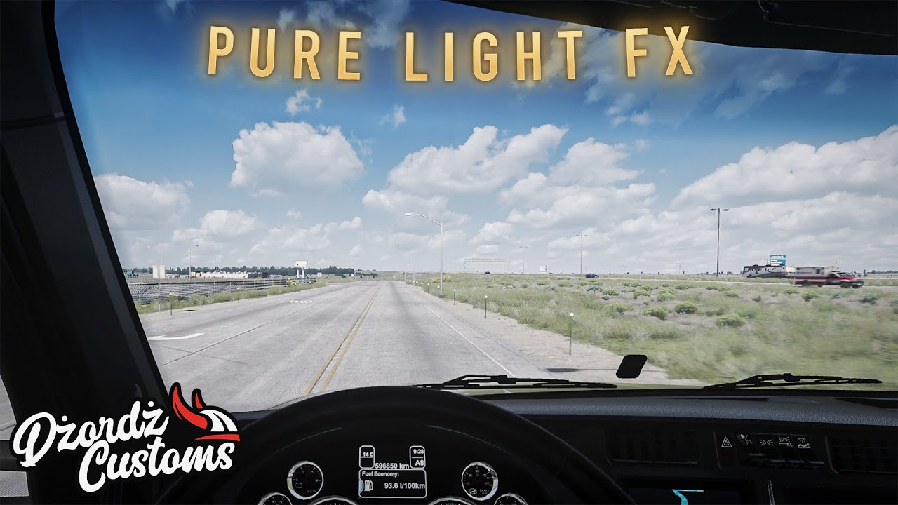 Relaxing Drive in Wyoming 🏔️ Morning Vibes ☕ | Pure Light FX 🌤️