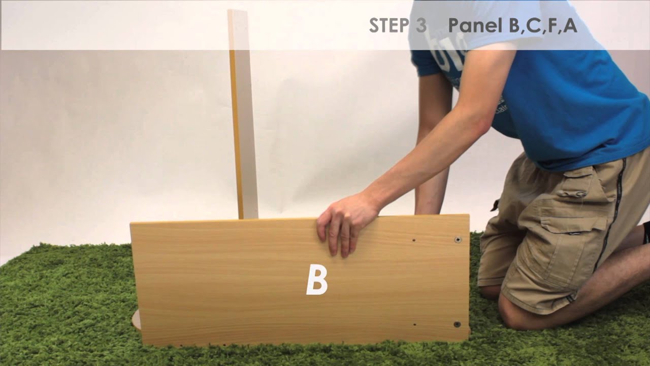 How to Assemble Furinno 11193 Go Green Home Laptop Notebook Computer Desk/Table