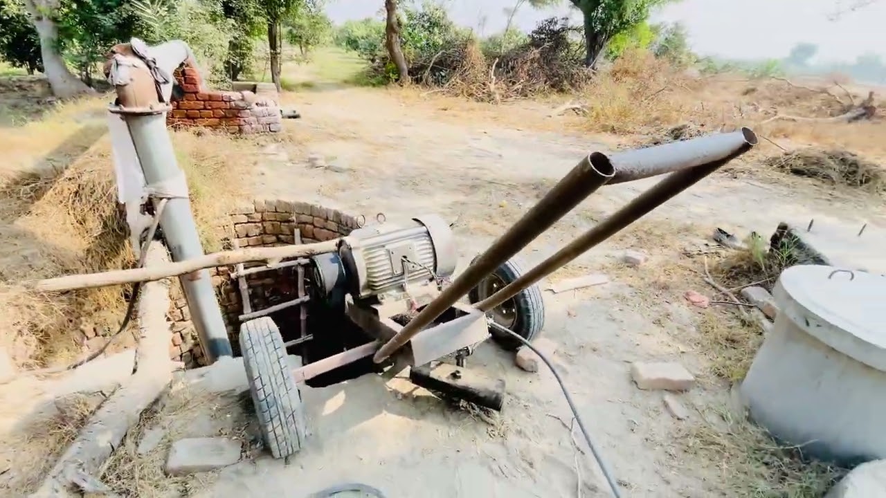 Sunlight tubewell in punjab#|| 18 solar plate 20 hp solar moter