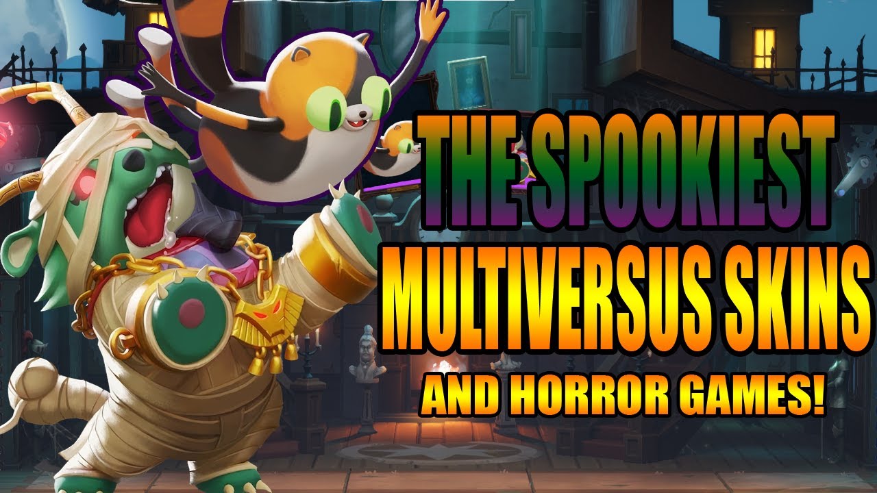 The MultiVersus Halloween Skins are INSANE! + Playing Horror Games... 🎃👻😈